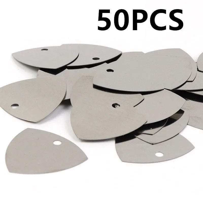 Metal Phone Opening Tools 10/20/50PCS Metal Guitar Picks Pry Opener for iPhone iPad Tablet PC Disassemble Repair Tool Kit Vue 50PCS