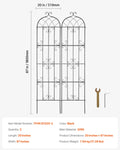 Rustproof Metal Garden Trellis for Climbing Plants 87x20in 2pk Garden Plant Trellis Vue 2 pieces Australia