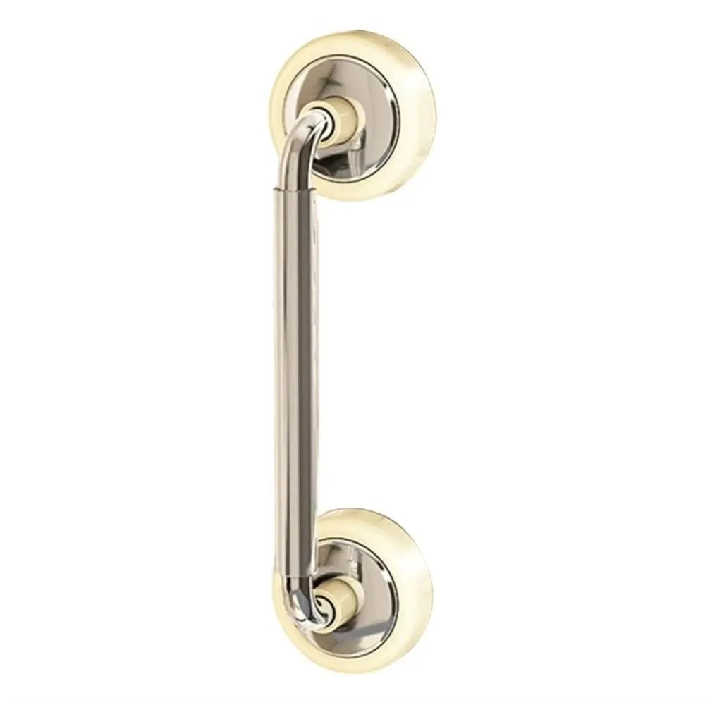 Removable Suction Cup Door Handle Waterproof Anti-slip Sliding Door Handle Powerful Vacuum No Drilling Glass Door Handrail Vue Beige Silver