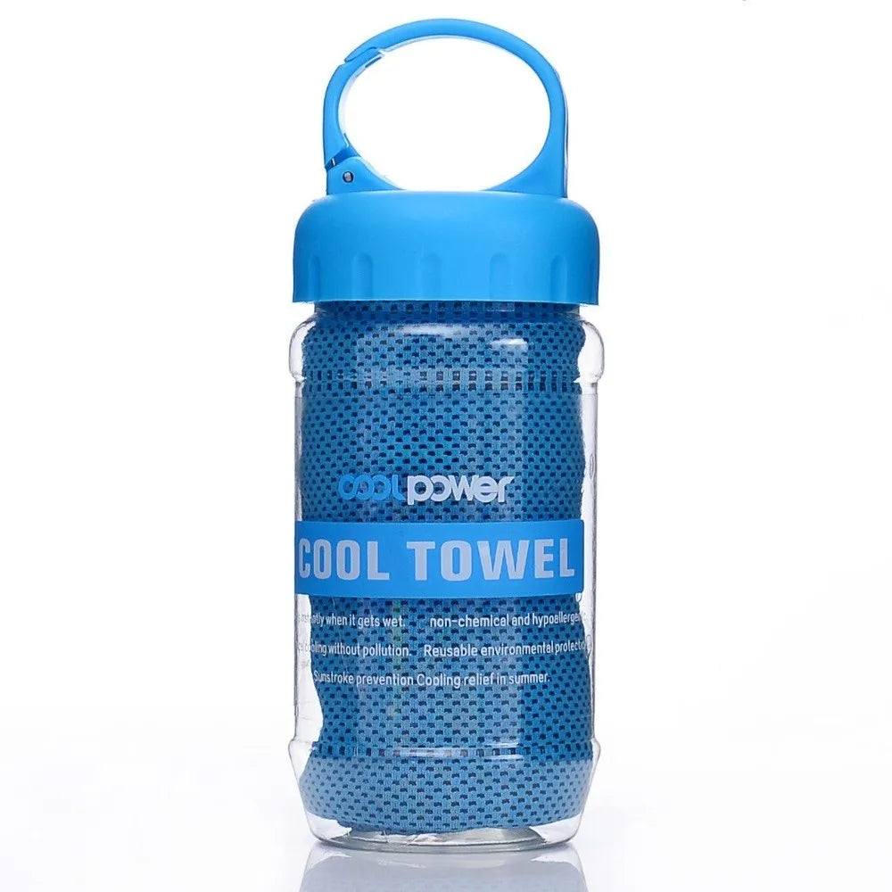 Breathable Cooling Towel Ultra Soft Lightweight Microfiber Towels Vue Light Blue