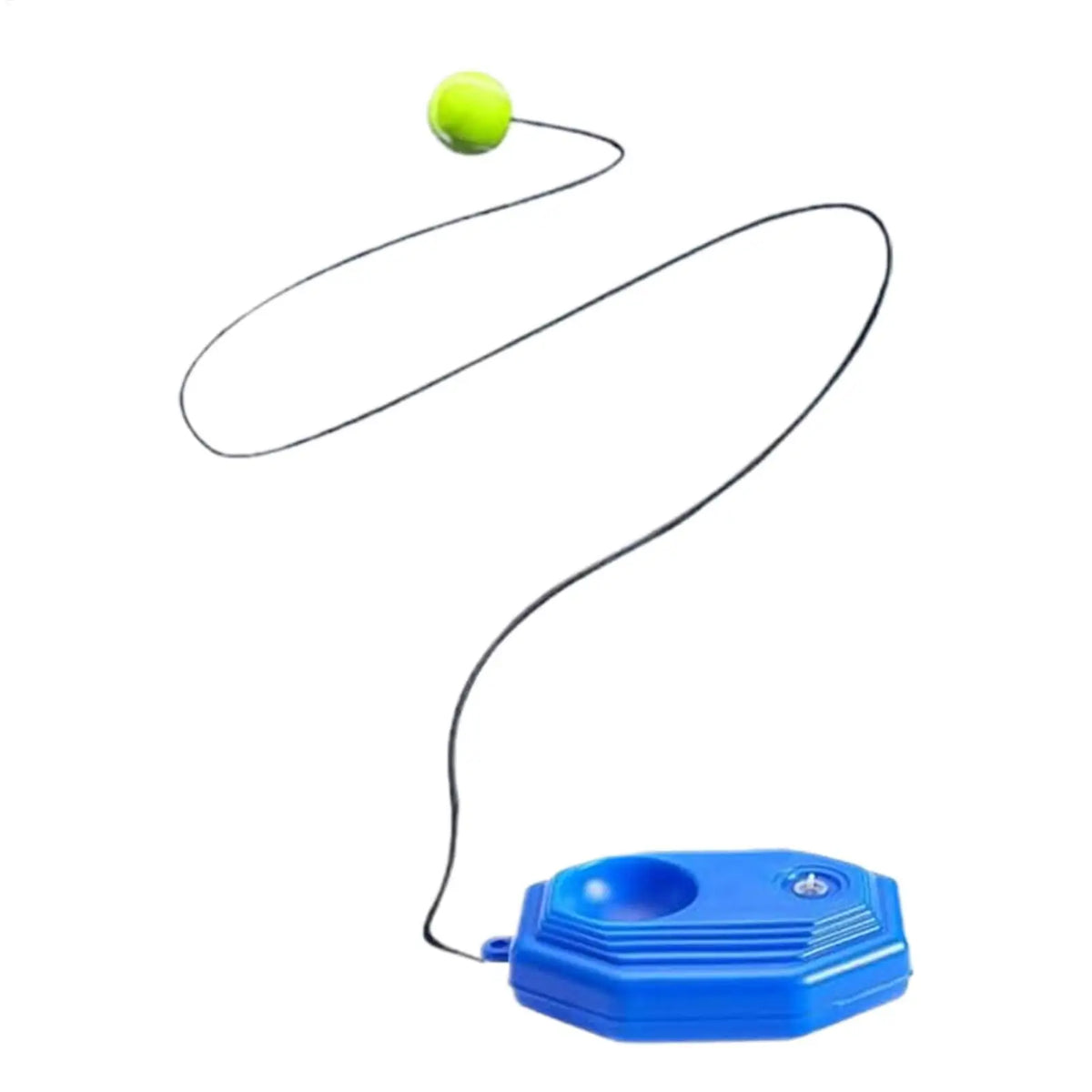 Tennis Practice Rebounder, Reaction Training Game, with String Tennis Return Ball Trainer for Party, School, Backyard, Beach Vue
