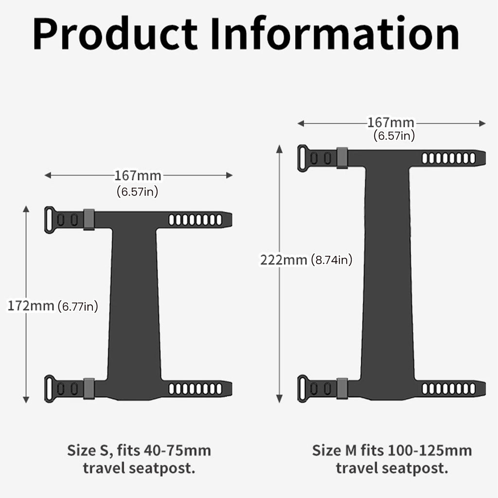 Tube Protector Adjustable Bicycle Dropper Seatpost Protector Easy To Install Bicycle Seat Tube Mudguard for Bike Debris Vue