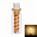 Touch Control USB Night Light Spiral Filament Dimming LED Atmosphere Lamp Portable Decorative Lighting Mini Nightlight Vue Warm Light