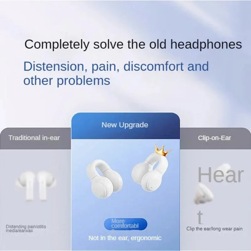 KaiAqua X51 Bone Conduction Wireless Earbuds Bluetooth 5.3 ANC Bone Conduction Earbuds Vue