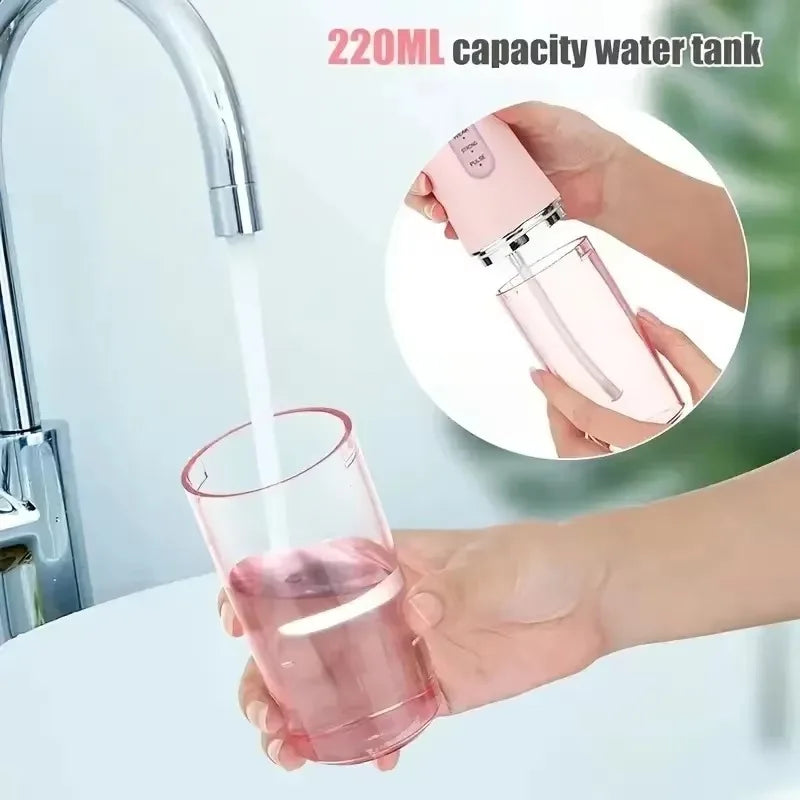 Portable Smart Electric Oral Irrigator Water Flosser 3 Modes Rechargeable Dental Water Jet Irrigator Dental Teeth Cleaner Vue