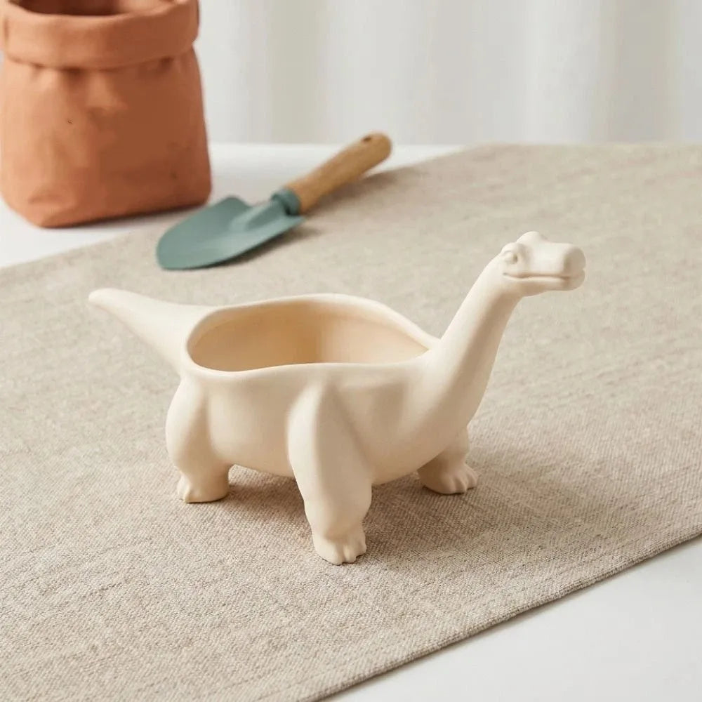 Container 3D Printed Dinosaur Flowerpot Funny Ornaments Mini Flower Pot Desktop Decoration Plant Planting Pot Table Vue