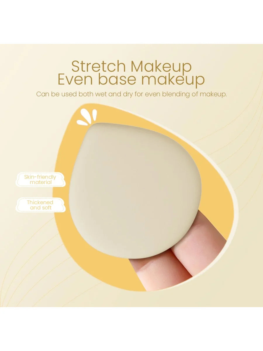 16 PCs Pink Makeup Sponge and Makeup Puff Set Suitable for Face Cream and Powder Concealer Powder Makeup Machine Vue