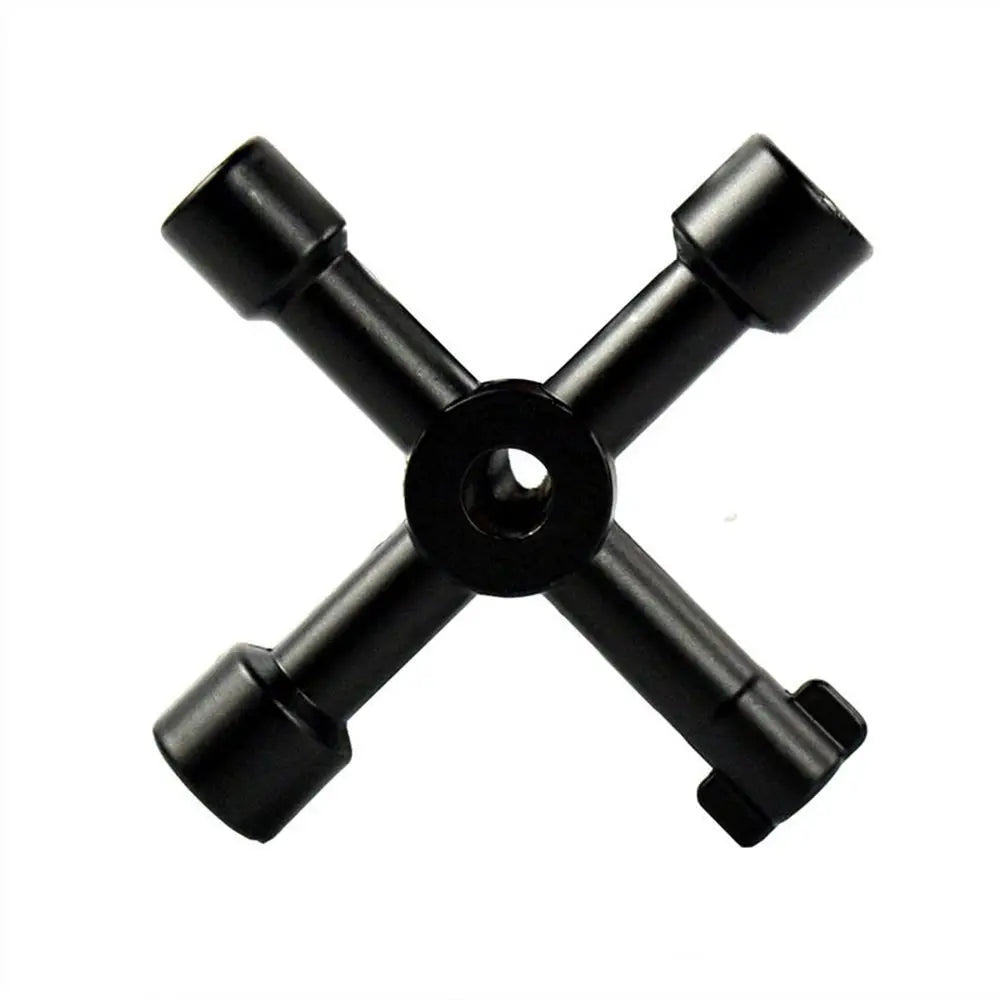 Popular Black Hot Sale High Quality Alloy New Cross Key Universal for Train Electrical Elevator Cabinet Valve Triangle Key Vue black