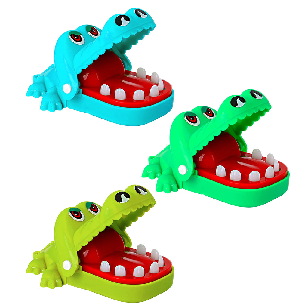 Crocodile Teeth Toys Biting Finger Dentist Games Creative Alligator Family Party Toy Non‑Toxic for Family Games Vue
