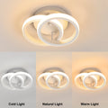 Round Modern Led Ceiling Light Fixtures Ceiling, Bathroom Close to Ceiling Lights for Corridor Stair Aisle Lamps Balcony Stair Vue SY-WH-CCT