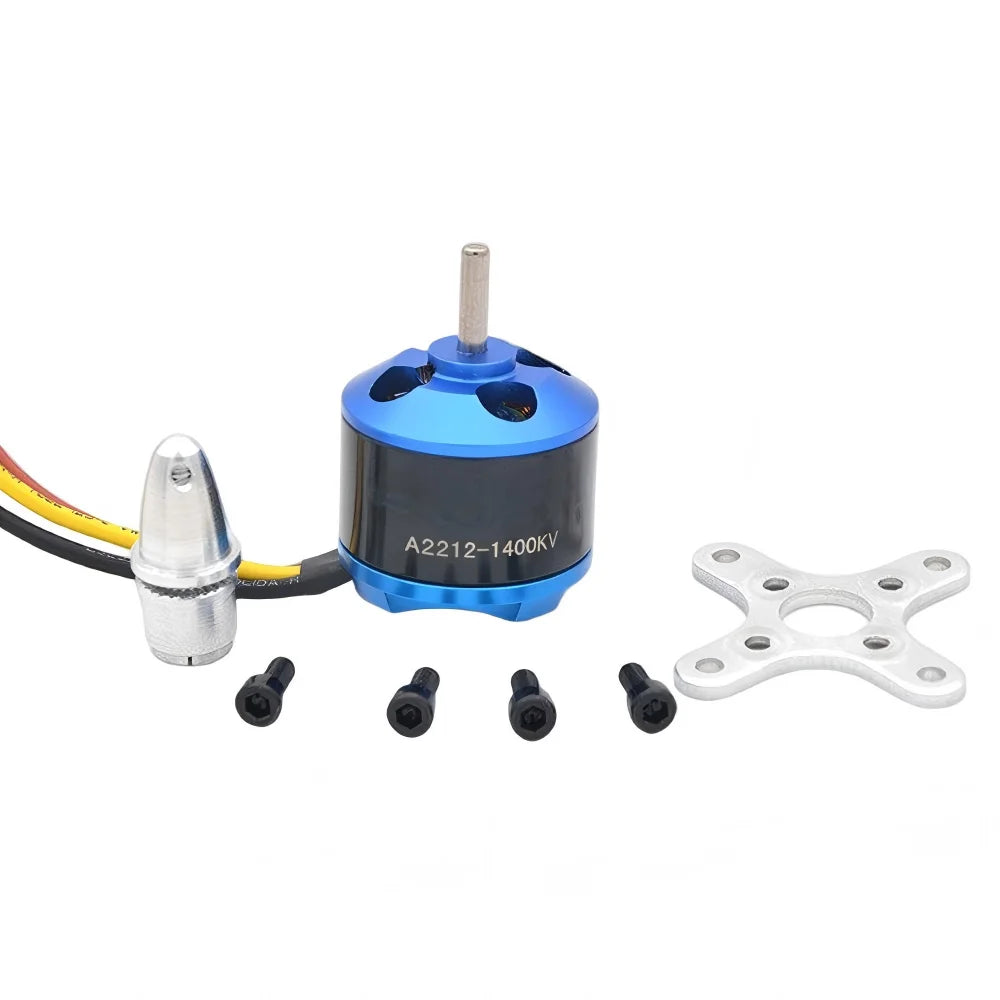 A2212 Brushless Motor 1400KV High Speed RC Motor 11.1V for RC Quadcopter Four Axis Multirotor Aircraft Replacement Parts Vue