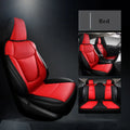 Custom Fit Car Seat Cover Compatible For Toyota Corolla 2019-2024 Full Set Seat Cushion Protective Luxury Waterproof Accessories Vue Black red -01 2020 Hybrid|WATER-PROOF|1