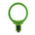Keyless 4 Digit Combination Bike Cable Lock Steel Cable Anti Theft Bicycle Combination Lock PVC Cover Portable Ring Lock MTB Vue Green