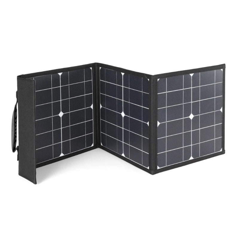 100W Foldable Solar Panel DC+USB Fast Charging 18V Portable Folding Bag Power Bank for Mobile Phone Camping Outdoor Emergency Vue