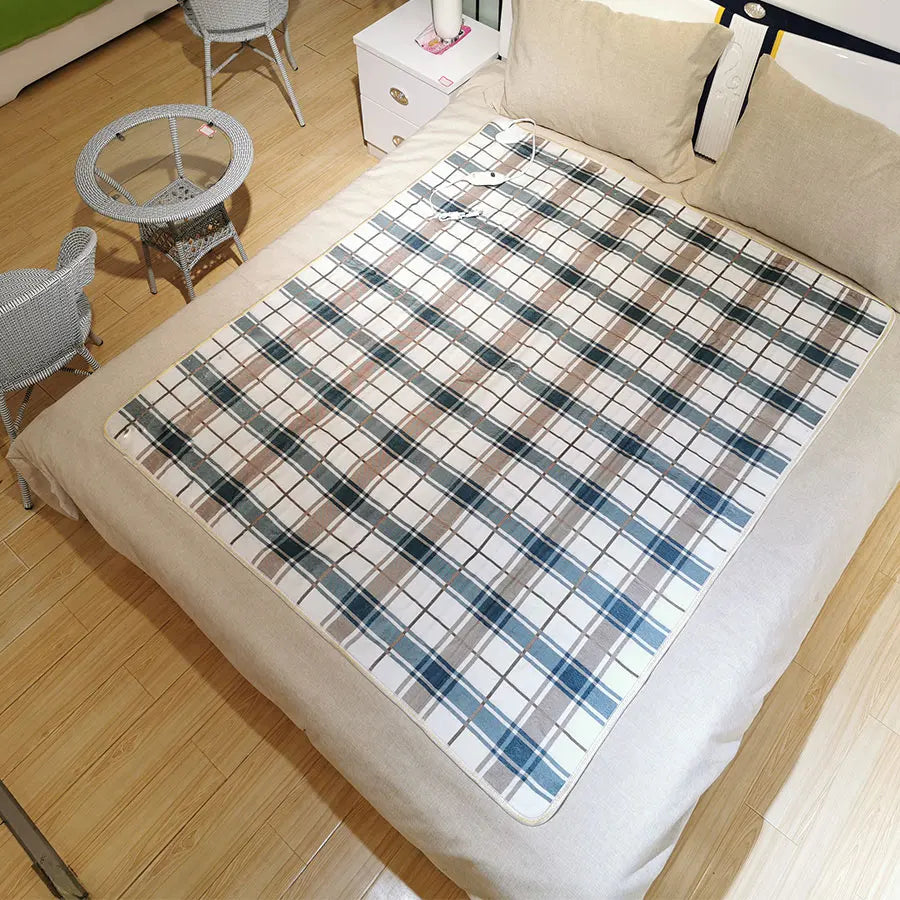 Electric Heated Blanket | Plush 3-Heat Setting Warming Mat Electric Heated Blanket Vue