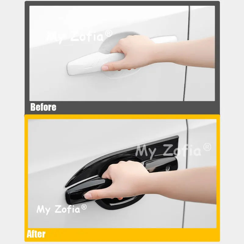 Durable Anti Collision Door Bowl Guard Car Door Handle Decorative Trim Vehicle Body Accessories For Toyota RAV4 XA60 2026 2027 Vue