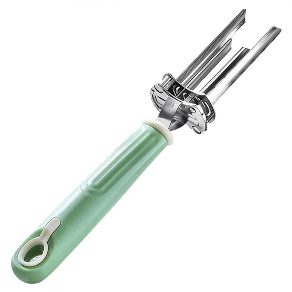 Stainless Steel Fruit Vegetable Corer Multifunctional Adjustable Fruit Seed Remover Easy to Use Quick Core Removal Vue Green