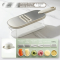Space Saving Handheld Multifunctional Vegetable Slicer Plastic Safety Vegetable Cutter Effortless Food Processor Fast Chopper Vue 6 Blades