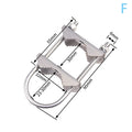 M6 U Bolts Mounting Hardware Heavy Duty Anti-Rust Mast To Mast Clamp V Jaw Block Mount Bracket Kit For Outside Home Antenna Vue A6