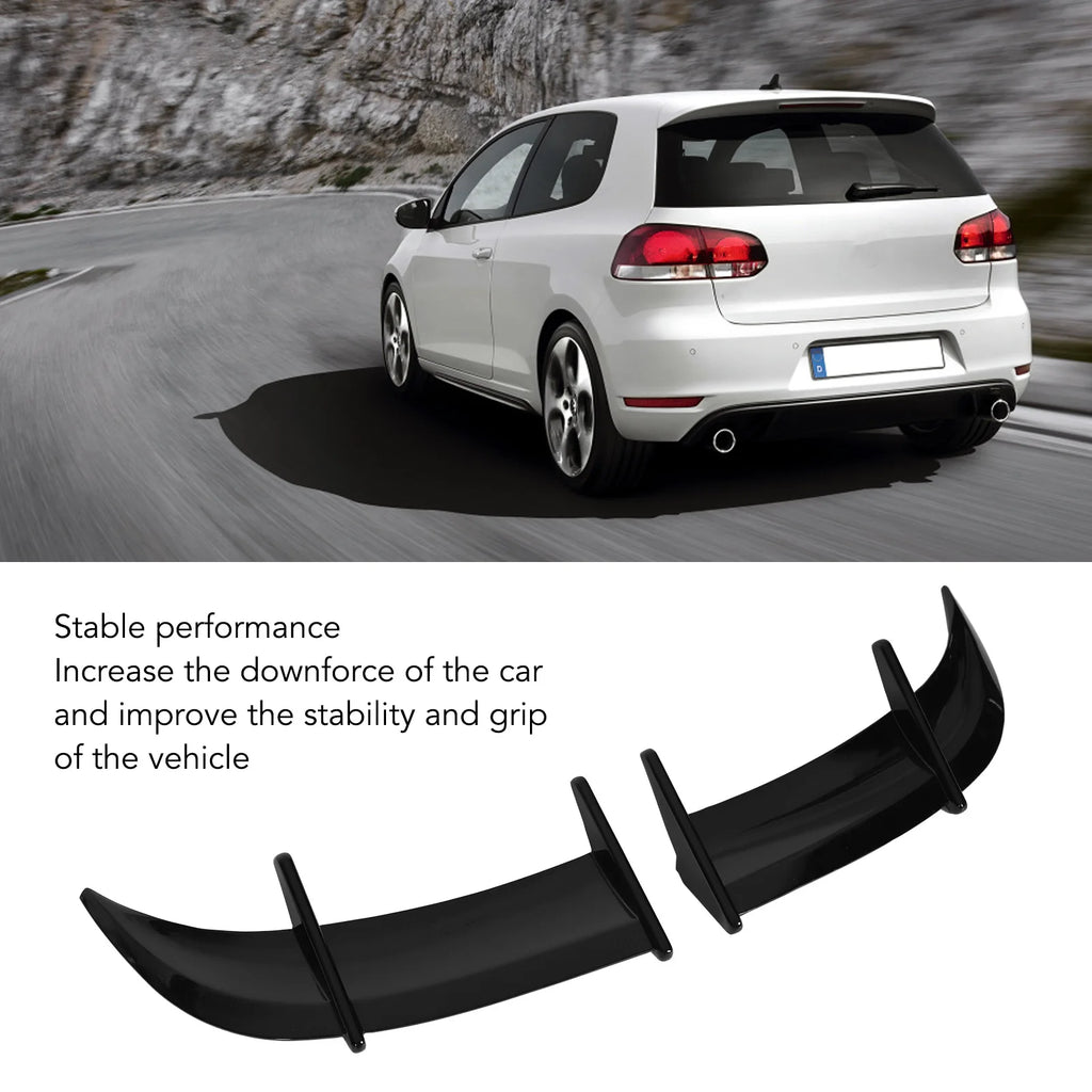 Car Rear Trunk Spoiler AK Wind Pressure Reduction Tail Spoiler Lid Wing Fit for MK6 Models Car Tail Spoiler Wing Vue