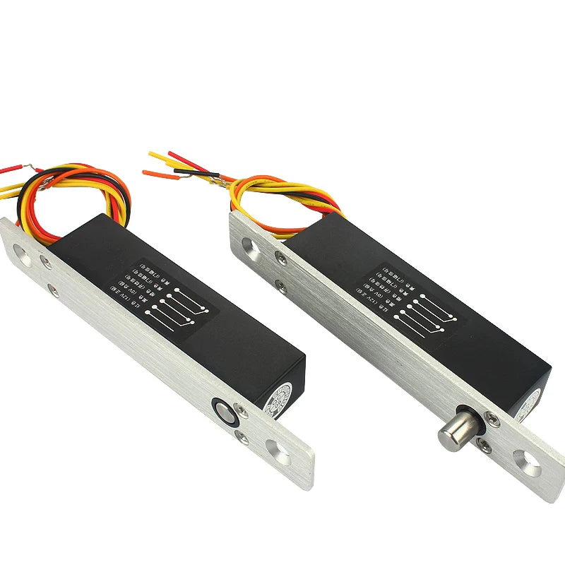 Electronic Bolt Lock DC 12V Mini Normally Open / Normally Closed Mode Access Control Electric Lock Storage Cabinet Door Locker Vue