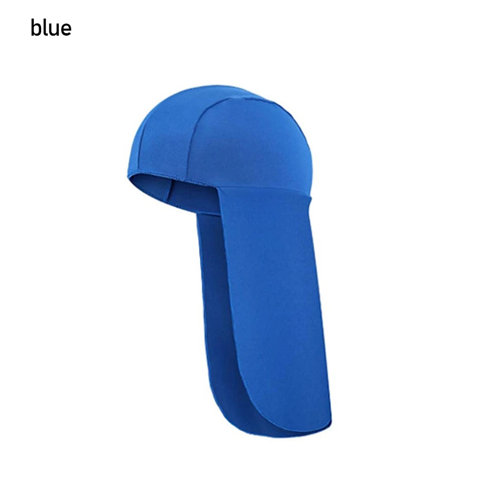 Cycling Neck Shield Protector Hard Hat Cooling Cap Sun Shade UV Vue blue