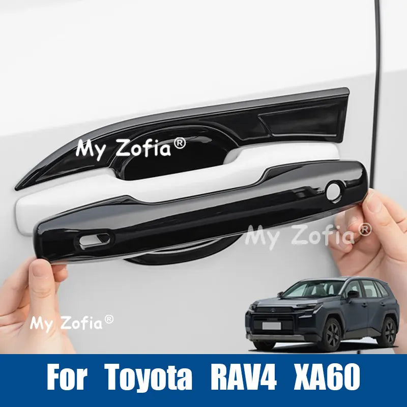 Durable Anti Collision Door Bowl Guard Car Door Handle Decorative Trim Vehicle Body Accessories For Toyota RAV4 XA60 2026 2027 Vue