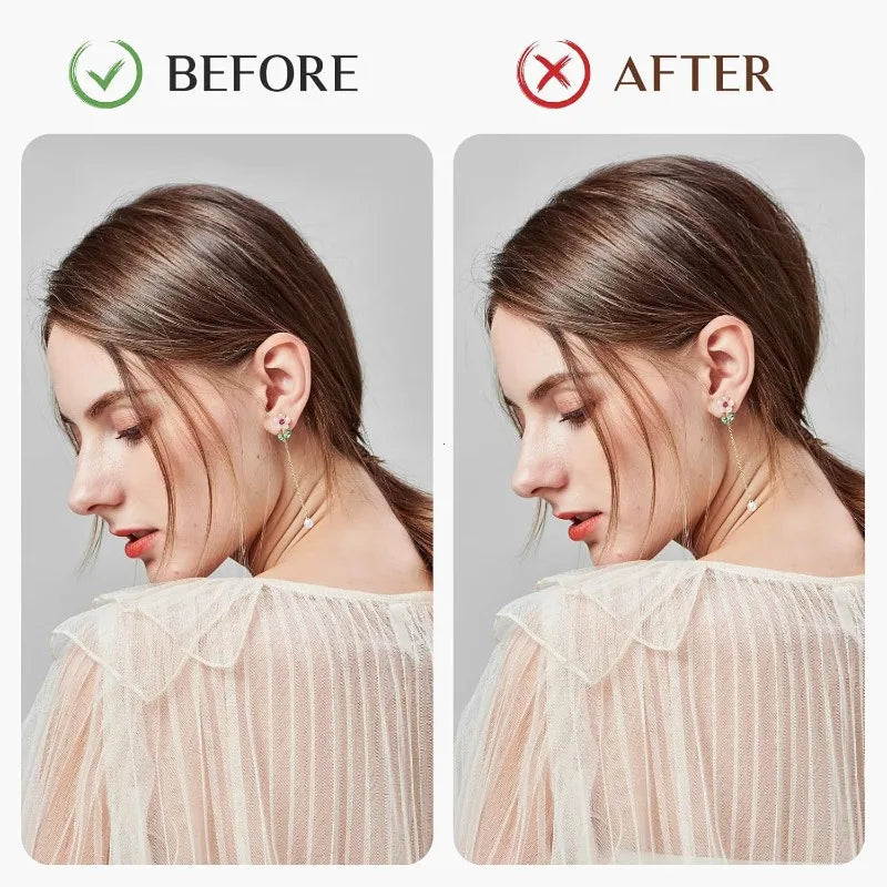 Incremental Hair Volume Sponge Invisible Volume Enhancer Hair Styling Sponge with U Shape Hair Clip Soft Foam Padding Tool Vue