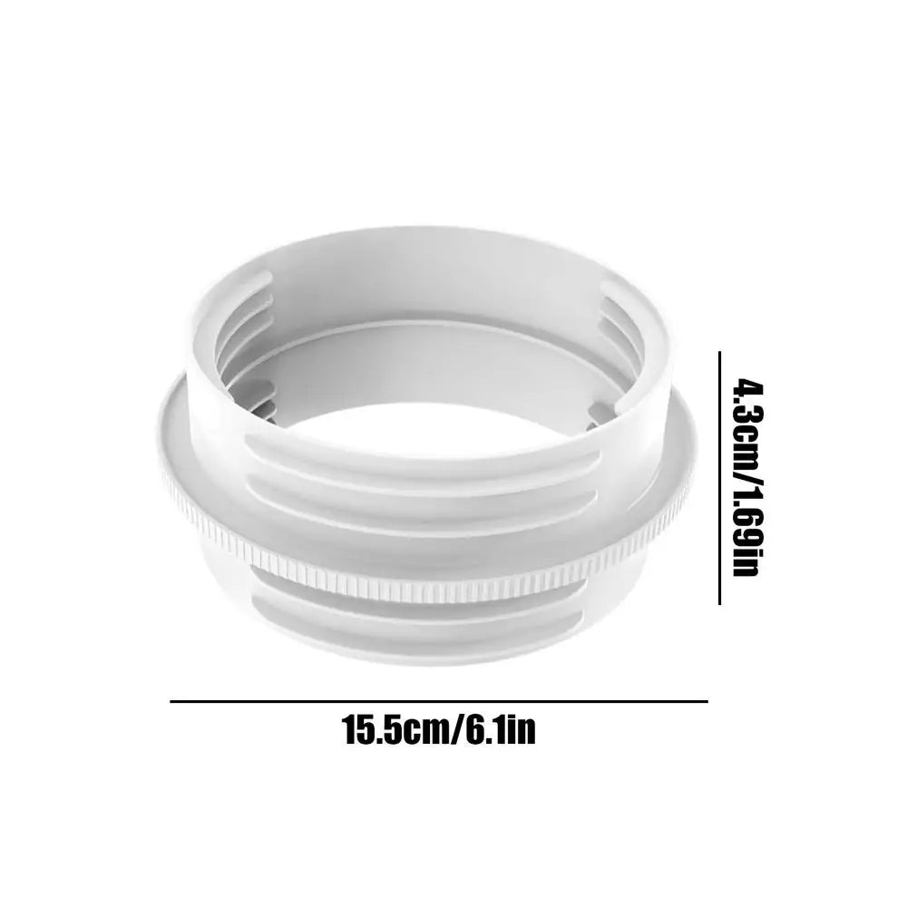 Portable AC Hose Adapter Universal Heat Resistant Coupler Air Conditioner Hose Connector for 5.1 and 5.9 Inch Vent Pipe Window Vue B