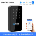 IP67 Waterproof Smart Access Control Keypad TTLock App NFC Bluetooth Fingerprint Opener 13.56Mhz Card Reader Door Lock System Vue MJ03-MF-TT-Grey