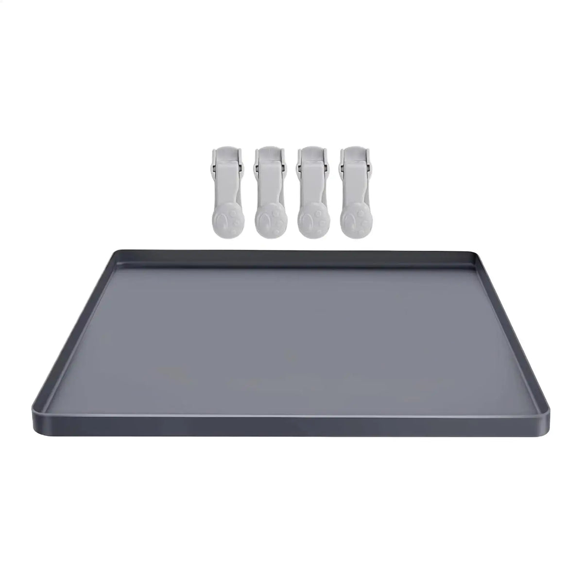 Potty Pad Holder Puppy Urine Mat Tray Non-Slip Pee Pad Holder for Indoor Bathroom Apartment Patio Laundry Backyard Living Room Vue