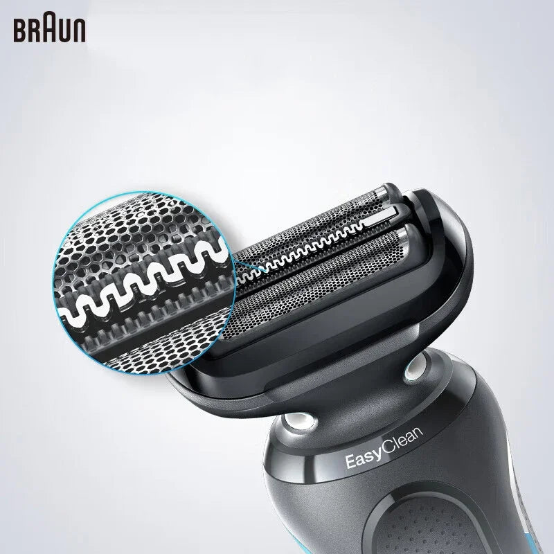 Braun Electric Shaver Series S5 Razor Rechargeable Wet Dry Dual Use Floating Heads Shaving Machine Face Hair Removal Beard Cutti Vue