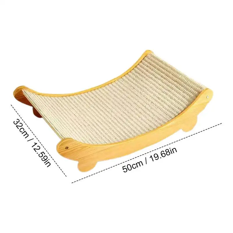 Sisal Cat Scratching Pad Reusable Cat Scratcher Cat Scratch Bed Nest for Pet Sleeping Playing Grinding Small Medium Large Cats Vue