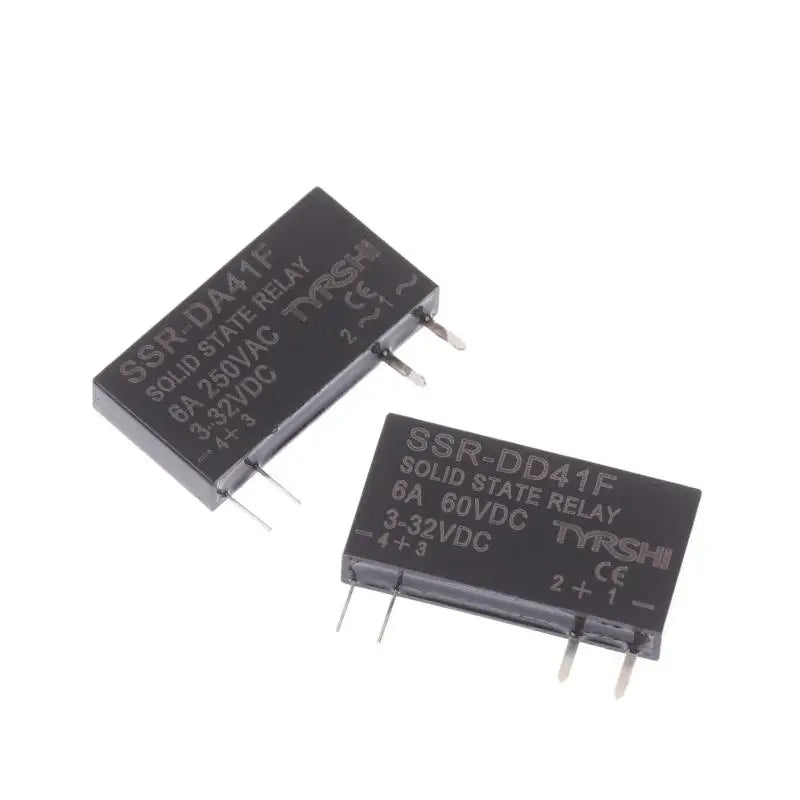 SSR-41FDD/41FDA Solid State Relays DC To DC Slim Relay Module 3-32VDC 6A Mini Relay Non-contact DIN Rail Relay Vue