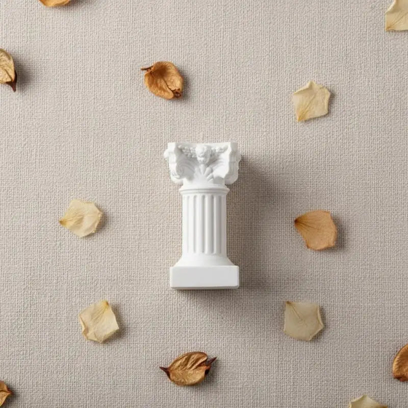 Roman Pillar Greek Column Statue Pedestal Candlestick Stand Figurine Sculpture Indoor Home Dinning Room Garden Scenery Decor Vue