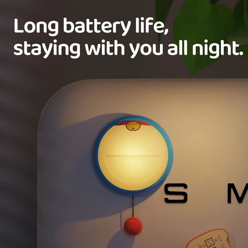 Creative Cartoon Led Night Light Rechargeable Wall Lamp Silicone Wireless Dimmable for Bedside Bedroom Nursery Kid Birthday Gift Vue Night Light