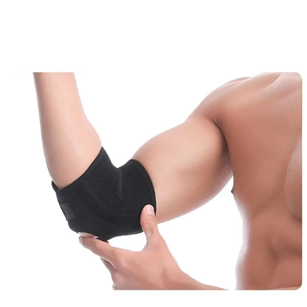Spring Elbow Brace Elastic Pad Protection Arm Pad Golfers Arm Support Pad Adjustable Elbow Pad Elbow Pad Gym Arm Band Pad Vue