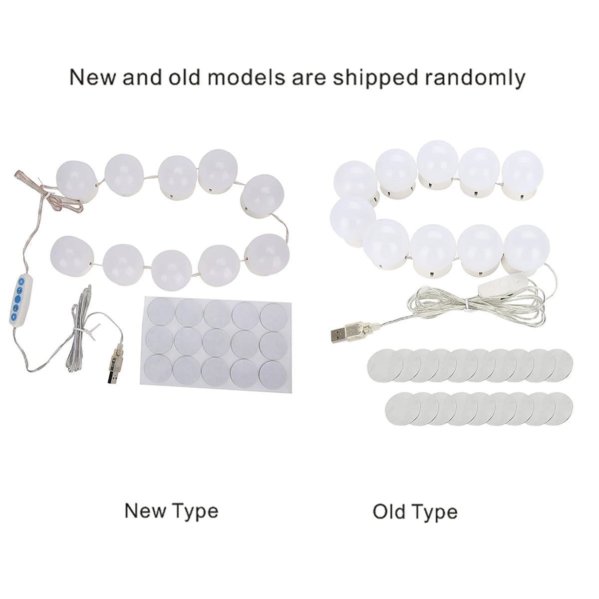 LED Makeup Comestic Mirror Light Kit with Dimmable Light Bulb Makeup Mirror Light Bulb Vue