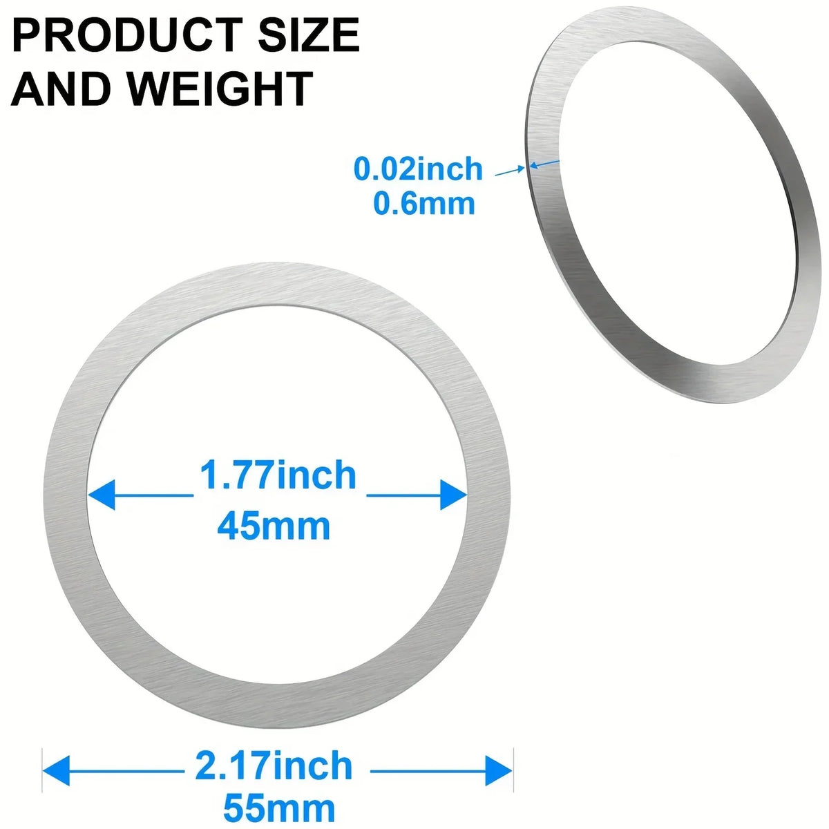 10PCS for Magsafe Magnetic Plate Ring Universal Stickers Support Wireless Charger Metal Plate Sheet for iPhone Samsung Xiaomi Vue