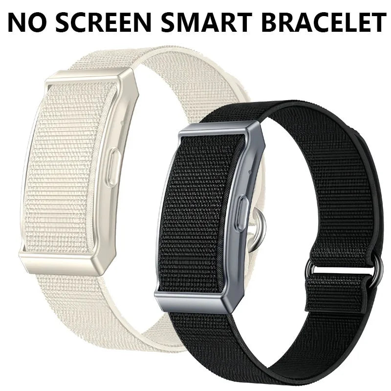 Health Smart Bracelet for Couples Heart Rate Monitor Activity Fitness Tracker Men Women Sports Waterproof Wristbands NO Screen Vue