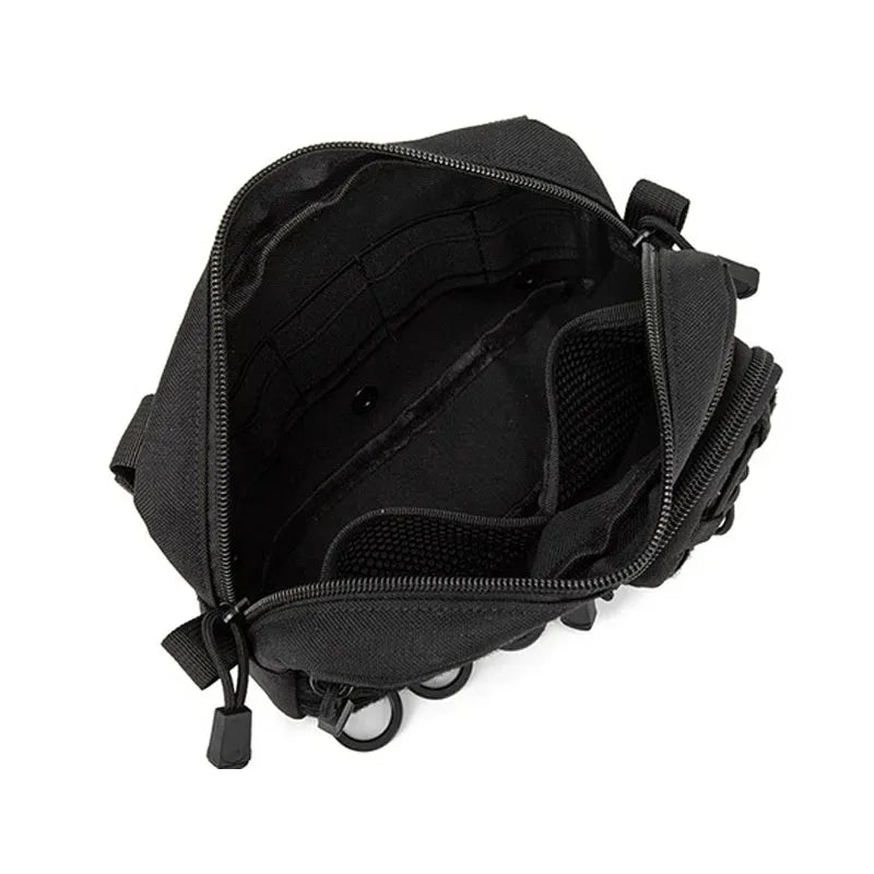 Tactical First Aid Kit Waist Bag Nylon Webbing Utility Pouch Outdoor Medical Tool Organizer EDC Miscellaneous Storage Belt Pack Vue