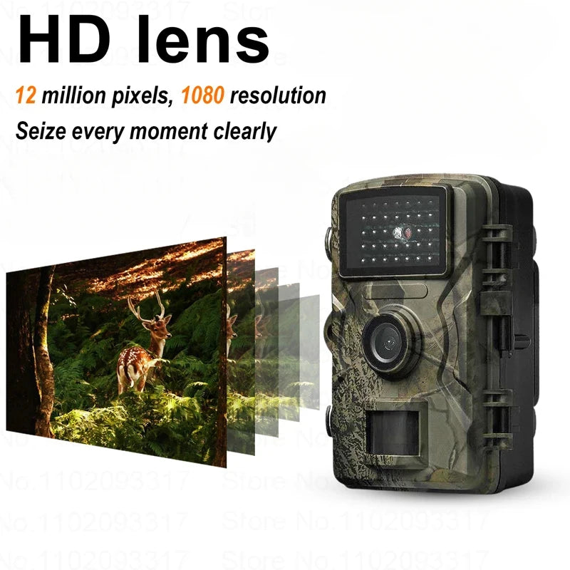 16MP 1080P Trail Camera | 940nm Night Vision | Waterproof Wildlife Cam Trail Camera Vue