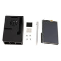Hot-3.5 Inch Tft Lcd Contact Screen 320X480 Resolution Abs Case + Touchpen For Raspberry Pi 4 B Vue black
