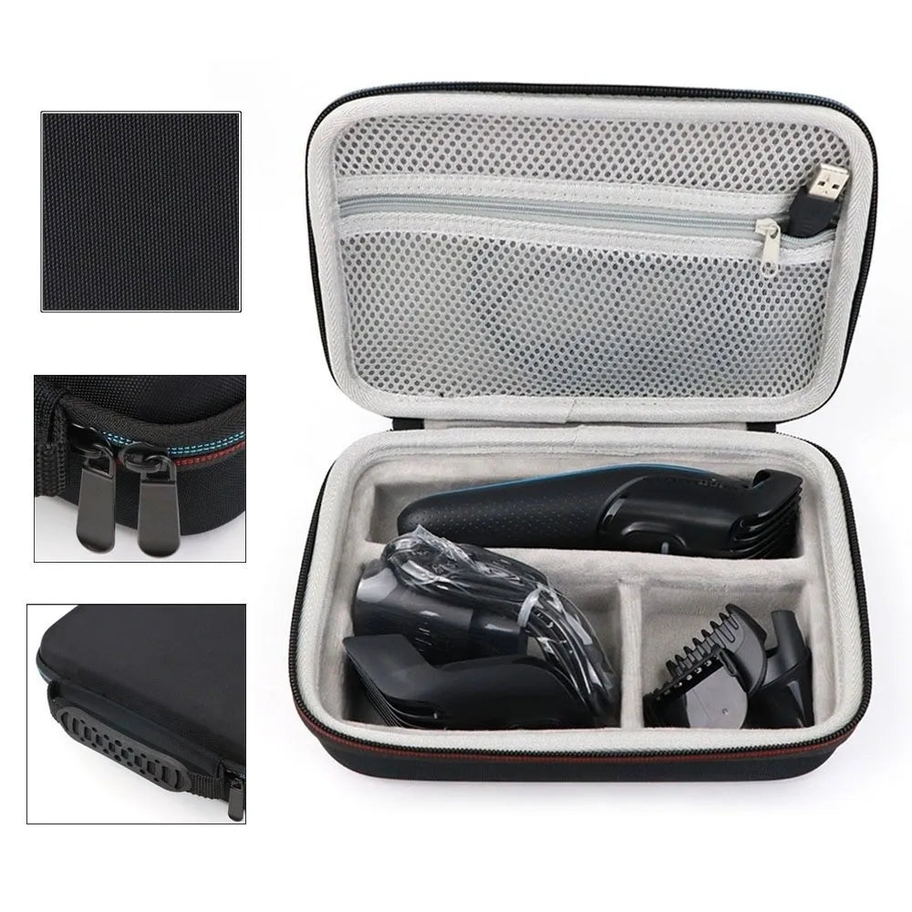 Waterproof Hair Trimmer Storage Box Shockproof Portable Shaver Protective Case EVA Anti-Scratch Electric beard grooming Cover Vue