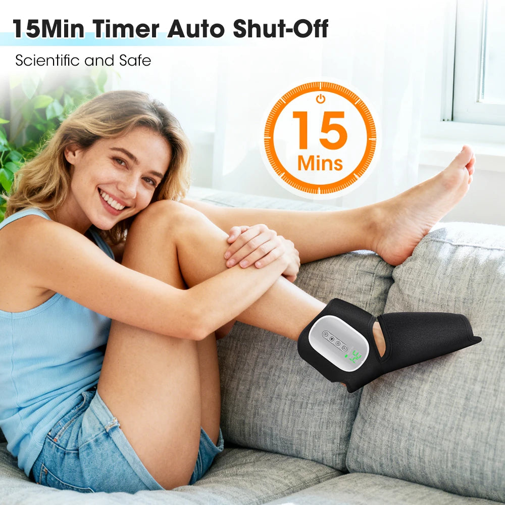 Wireless Foot & Ankle Massager | Heat + Air Compression Foot & Ankle Massager Vue