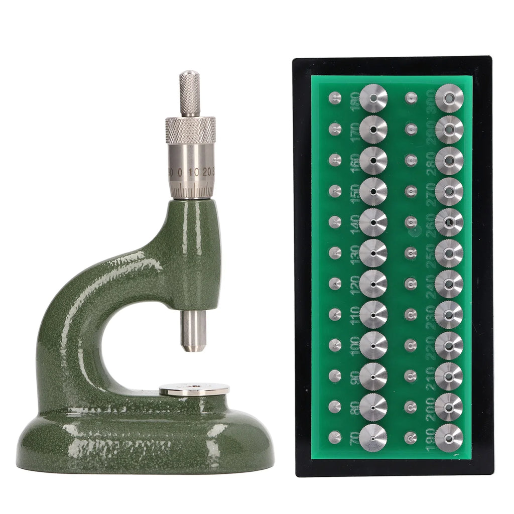 Watch Repair Tool Aluminum Alloy Watch Case Closer with Dies Watchmaker Jewelling Tool Aluminum Alloy Watch Repair Tool Vue green