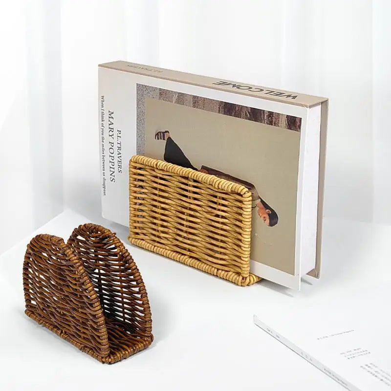 Creative Tissue Stand Table Napkin Holder with Unique Standing Design for Kitchen Dining Table Home Decoration Vue