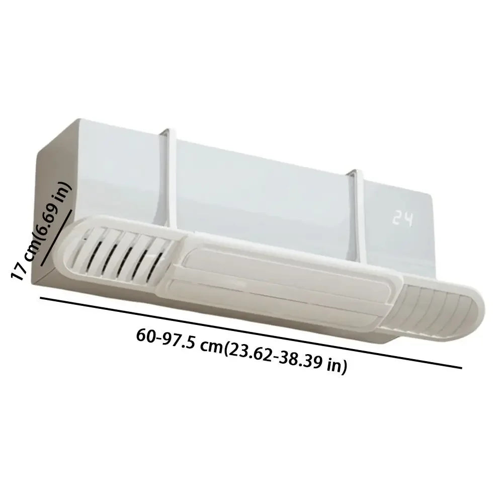 Universal Hanging Air Conditioning Wind Shield Telescopic Anti Direct Blowing Air Conditioning Guide Cover Wind Guide Cover Vue