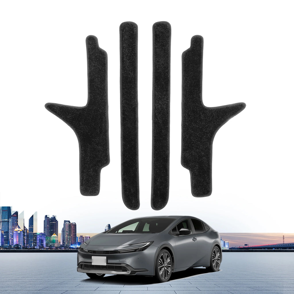 for Toyota Prius 60 Series 2023 2024 Car Door Sill Protect Carpet Floor Mats Foot Pads AH40 Non-Slip Front Rear Pad 4pcs/Set Vue Prius 60 WF