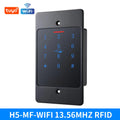 Embedded Waterproof Metal Password Keyboard Support Tuya App WiFi Smart Door Lock Keyboard RFID Access Control Vue H5MF-W-WiFi